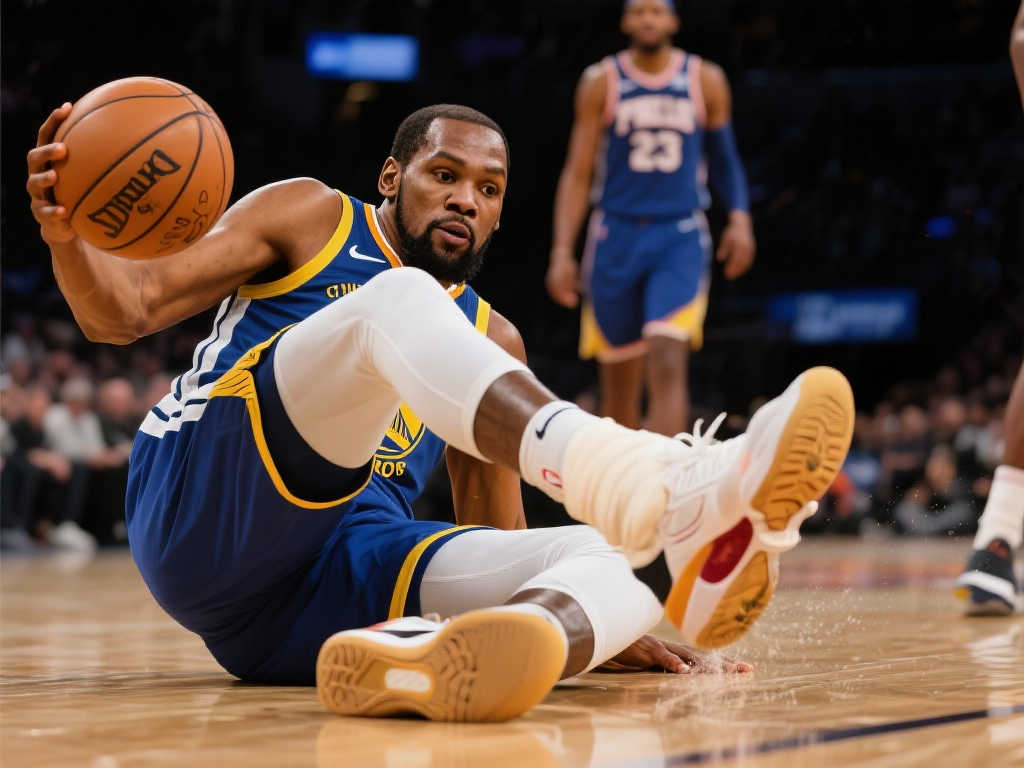 脚踝90度惊魂外翻，KD太阳生涯是否就此终结？